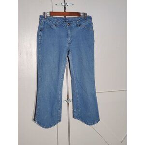 VINTAGE FUBU CAPRI COLOR BLUE STRETCH RISE 9" INSEAM 29' SIZE 9/10